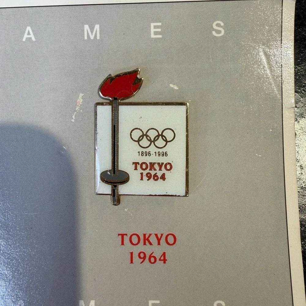 Commemorative Enameled Summer & Winter Olympic Games Pins 6 Pieces Issued 1996